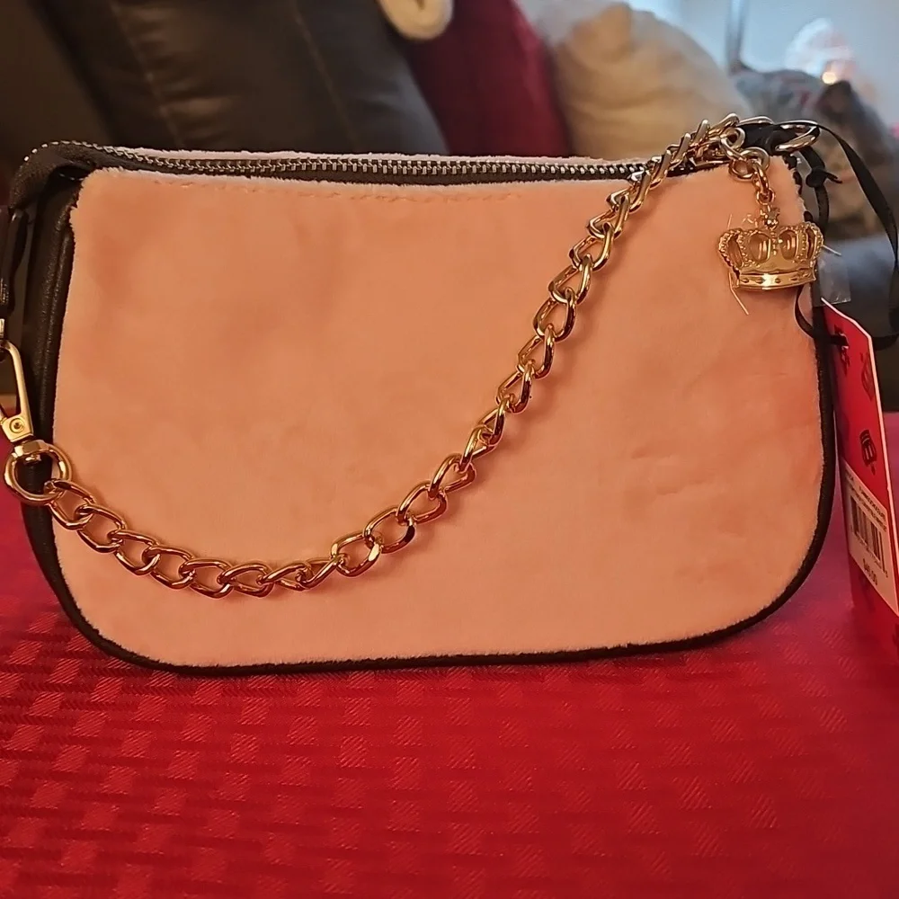 Juicy Couture Flamingo Chocolate Convertible Wristlet